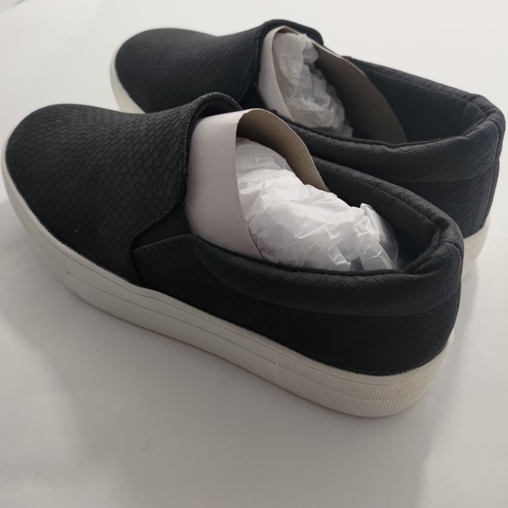 Hike-G Slip On Flat Platform Sneaker Black - Picture 4 of 8